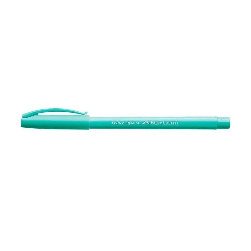 Caneta Esferográfica Trilux Tom Pastel Faber-castell Azul