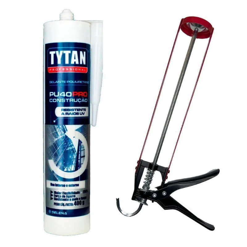 Selante Tytan Pu Construcao 400G Branco Com Aplicador