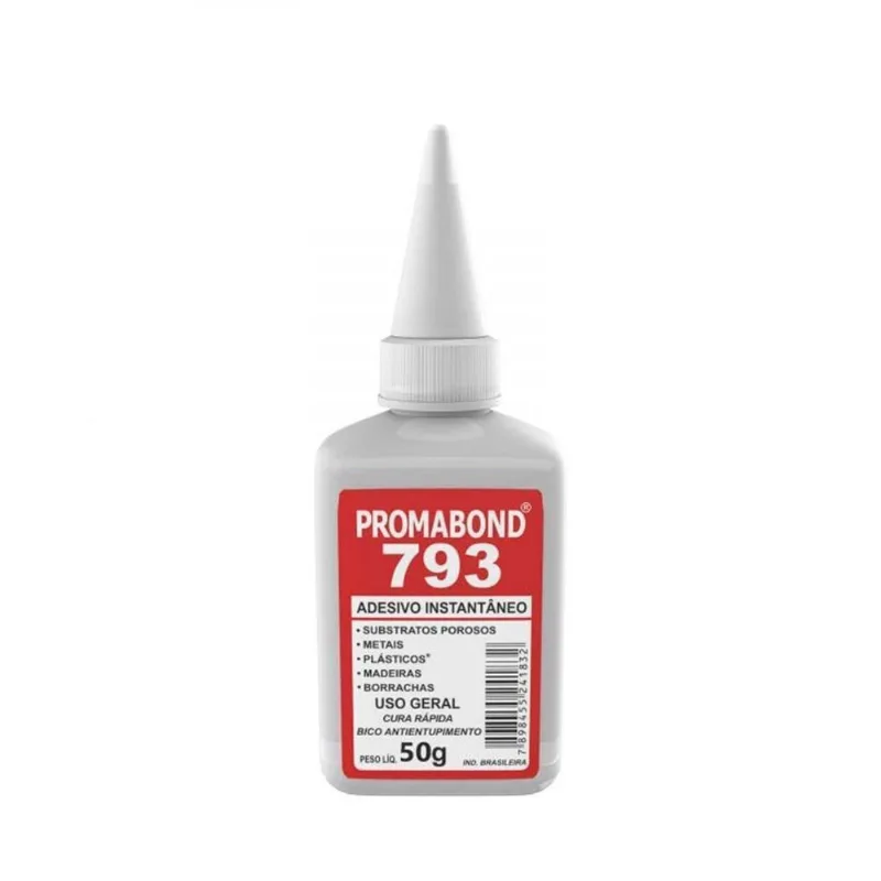Adesivo Instantâneo 793 Bico Antientupimento Permabond 50G