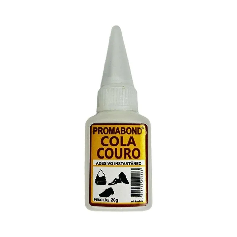 Cola Tenis Borracha Couro Bico Anti Entupimento 20G