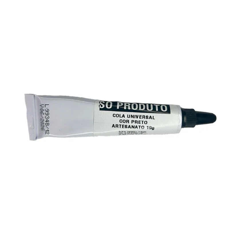 Cola Universal Cor Preto Artesanato - 19g