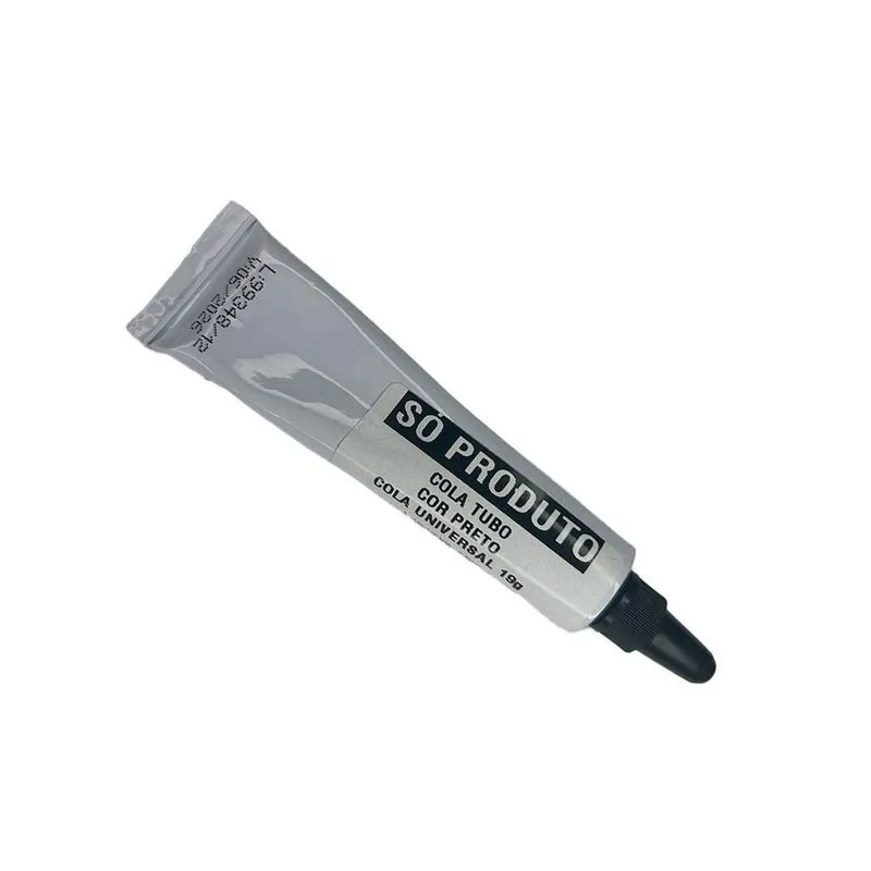 Cola Tubo Cor Preto Cola Universal 19G