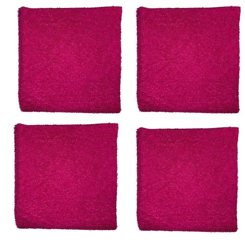 Kit 4 Pano Mágico Microfibra Flanela Seco Anti-risco 30x30