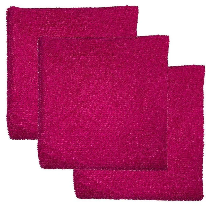 Kit 3 Pano Mágico Microfibra Flanela Seco Anti-risco 30x30