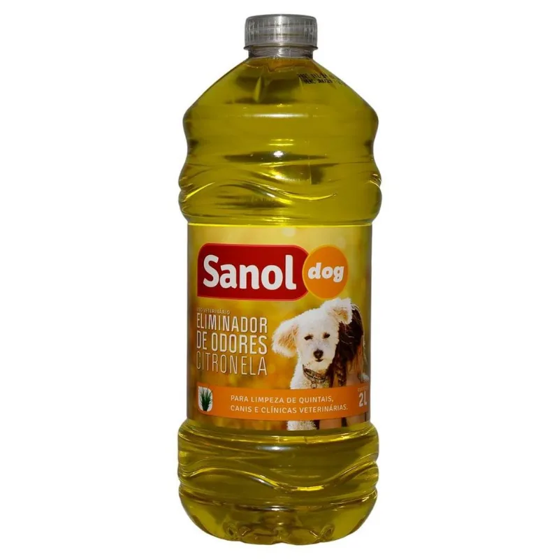 Eliminador De Odores Sanol Dog 2 Litros Cor:citronela