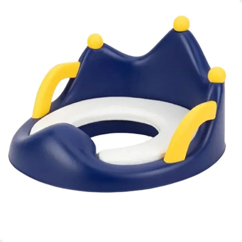 Assento Redutor Infantil Vaso Sanitário Modelo Coroa Azul