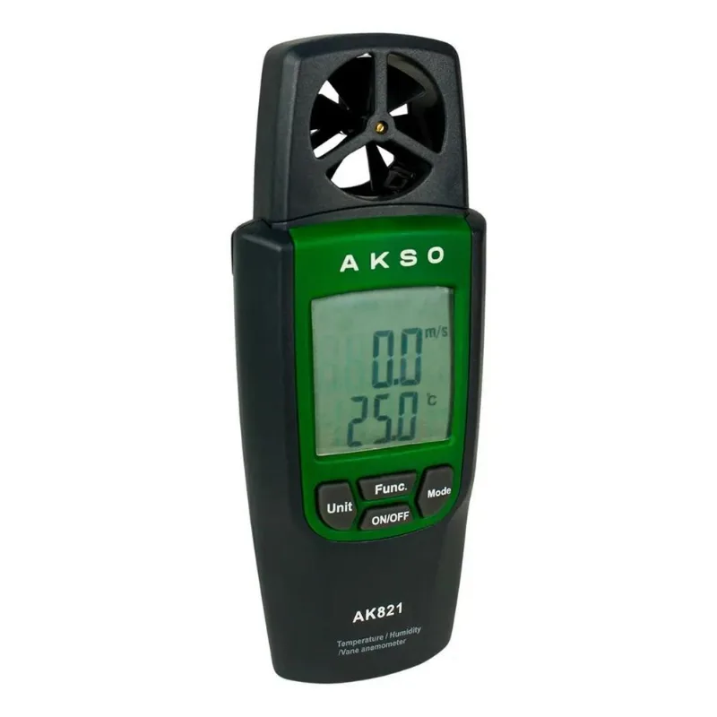 Termohigroanemômetro Digital 3 Em 1 + Maleta Para Transporte