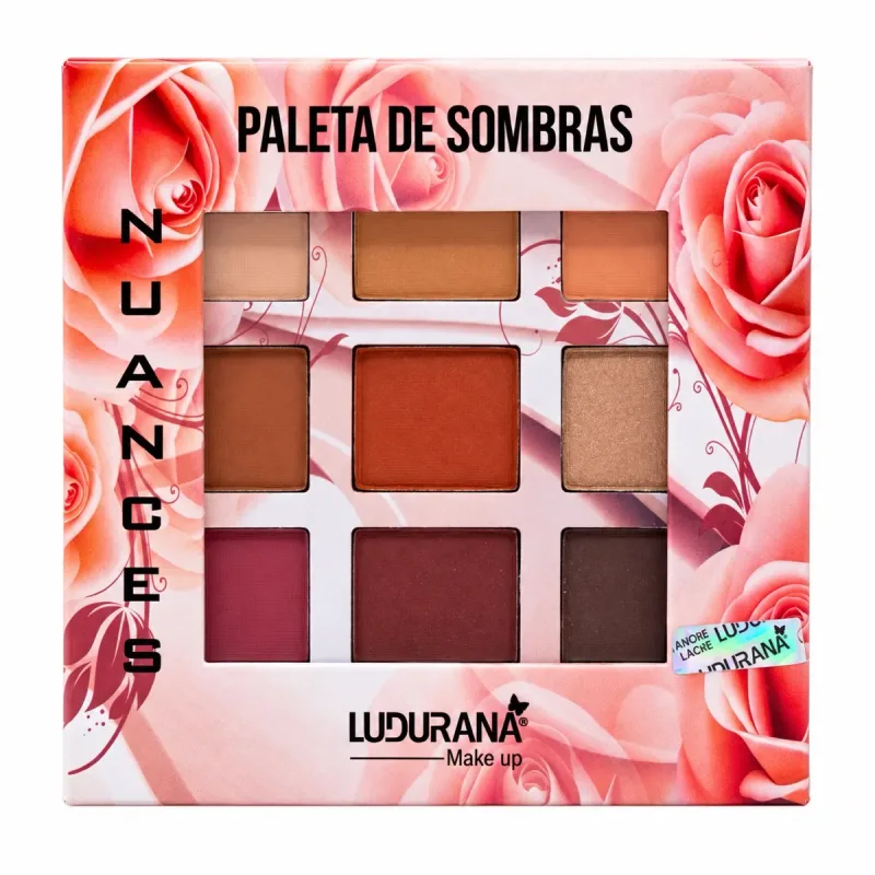Paleta de Sombras Nuances B00006 Ludurana
