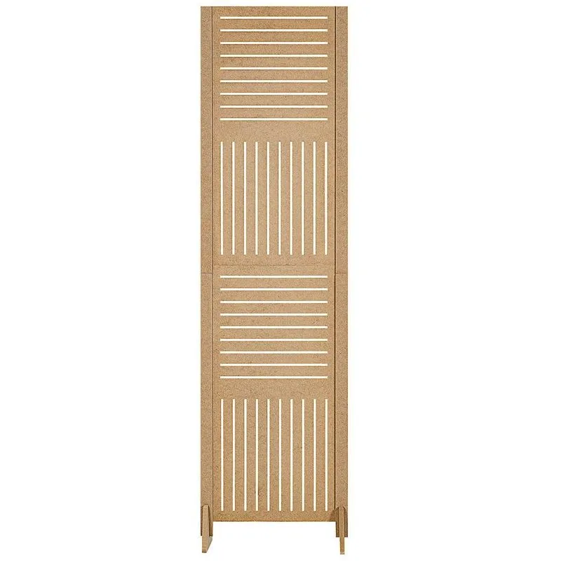 1 Biombo Horizontal Vertical Repartido Separador Com Pés