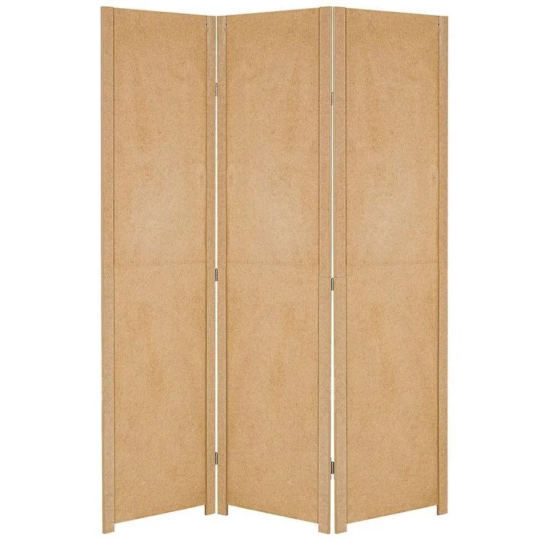 Kit 3 Biombo Liso Repartido Separador Divisor Ambiente