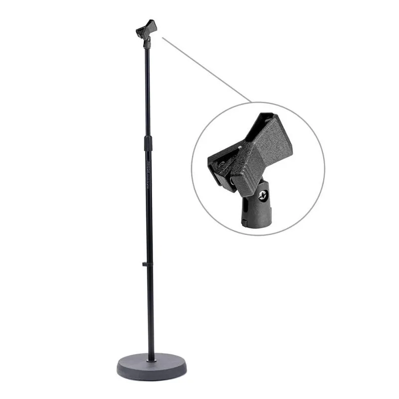 Pedestal de Microfone + cachimbo clip Aweda AMS-512 + 100