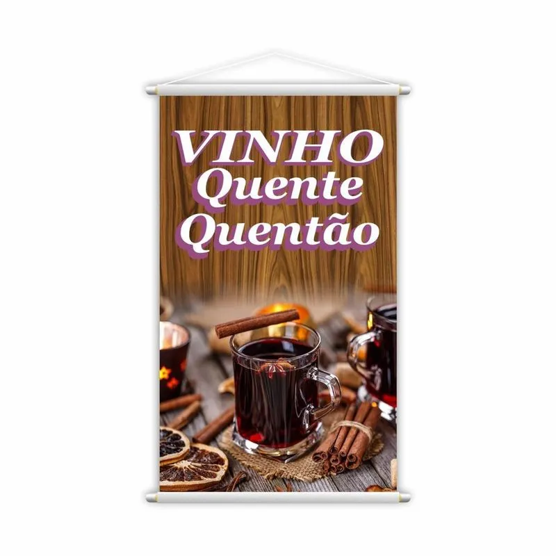 Banner Vinho Quente Quentão Bebidas Xícaras Grande