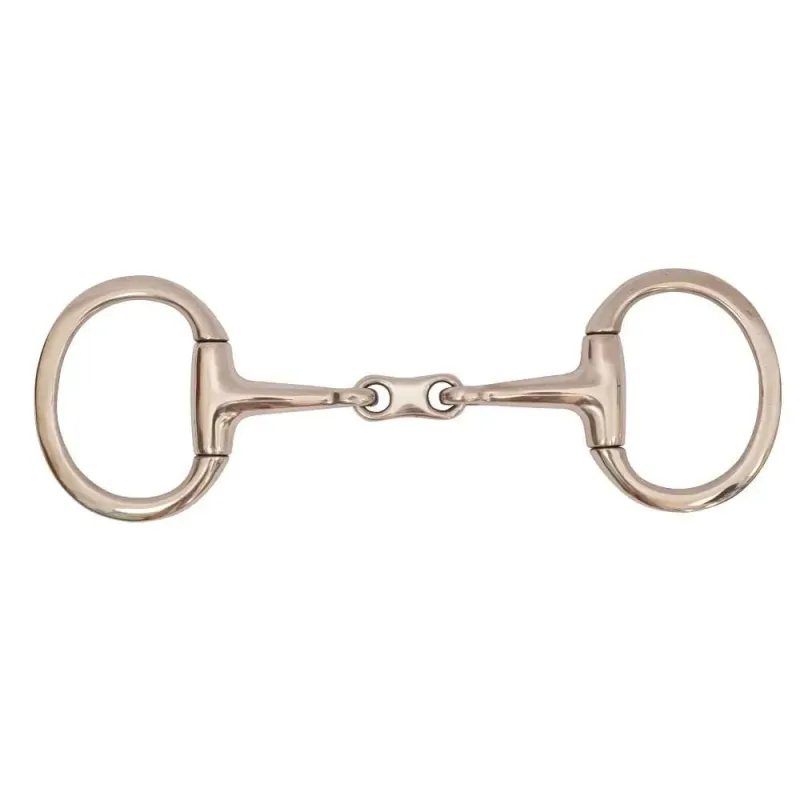 BRIDAO EGGBUTT INOX COM SALIVADOR BI ARTIC. ARGOLA MEDIA
