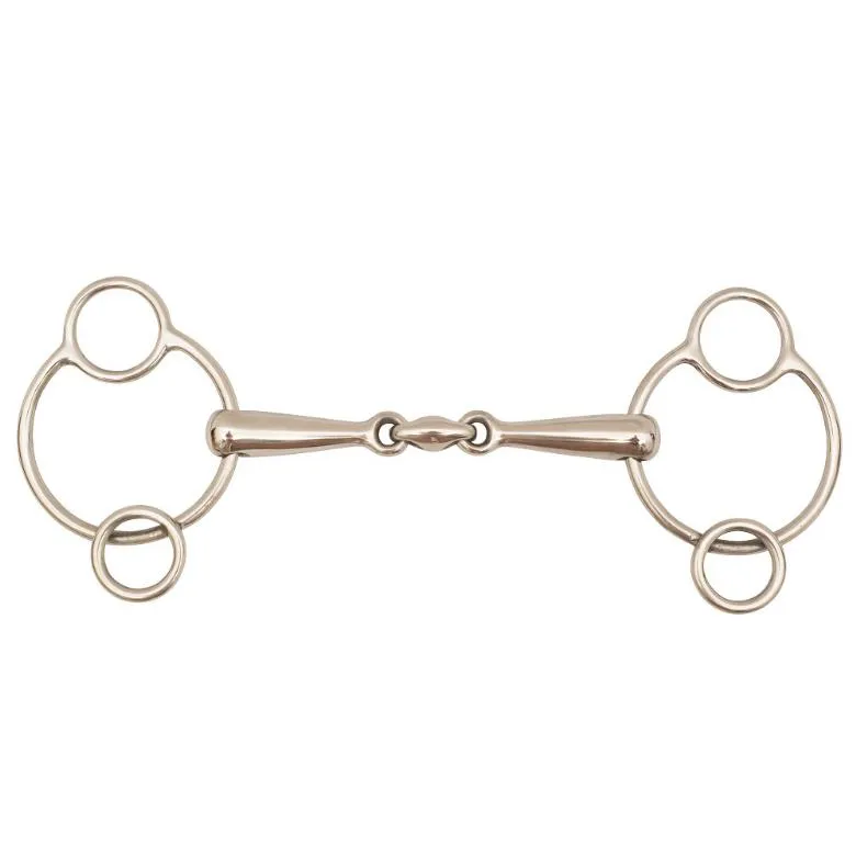 BRIDAO GAG INOX BIARTICULADO ARGOLA FIXA