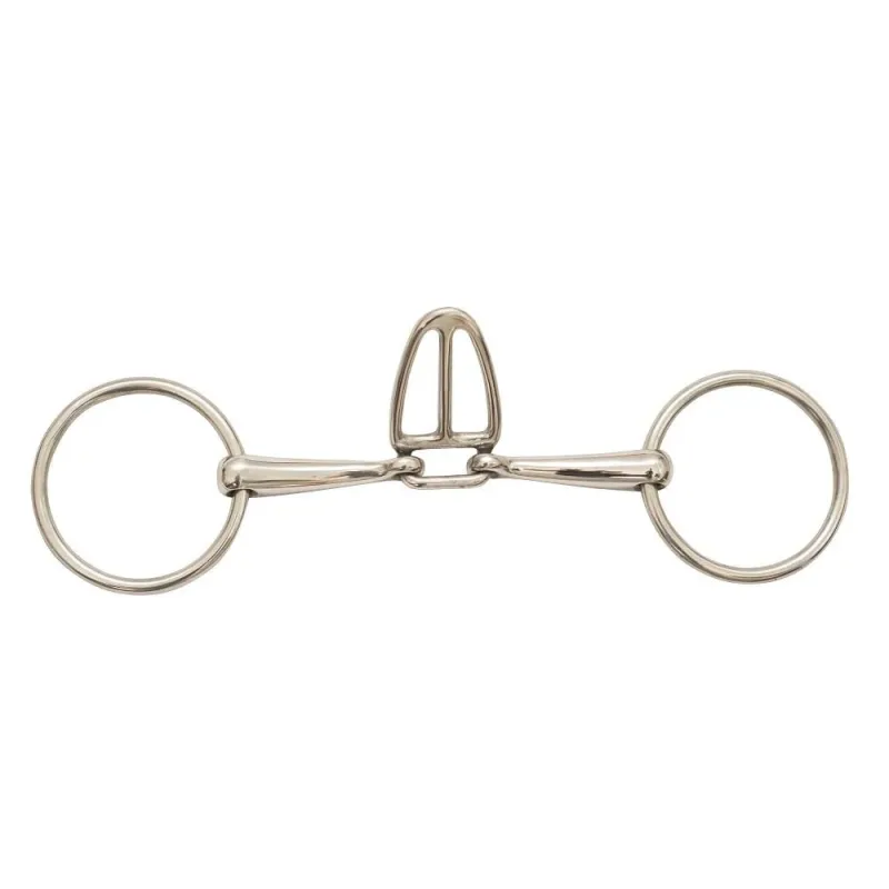 BRIDAO ARGOLA INOX COM APOIO DE LINGUA