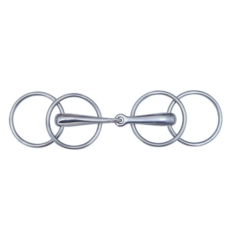 BRIDAO ARGOLA DUPLO INOX MACIÇO ARTICULADO