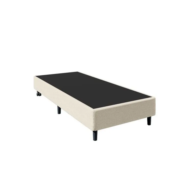 Base para Cama Box Solteiro Stella (40x88x188) Bege