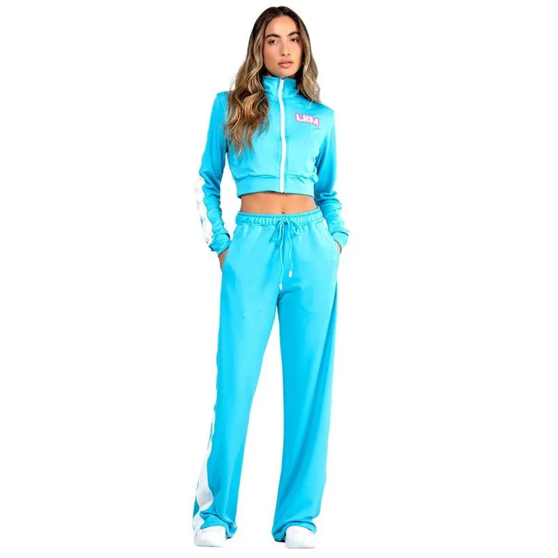 Conjunto Labellamafia Jaqueta e Calça Sets Azul Feminino