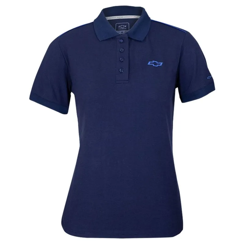 Camisa Polo Feminina Chevrolet Essentials AZUL ESCURO G