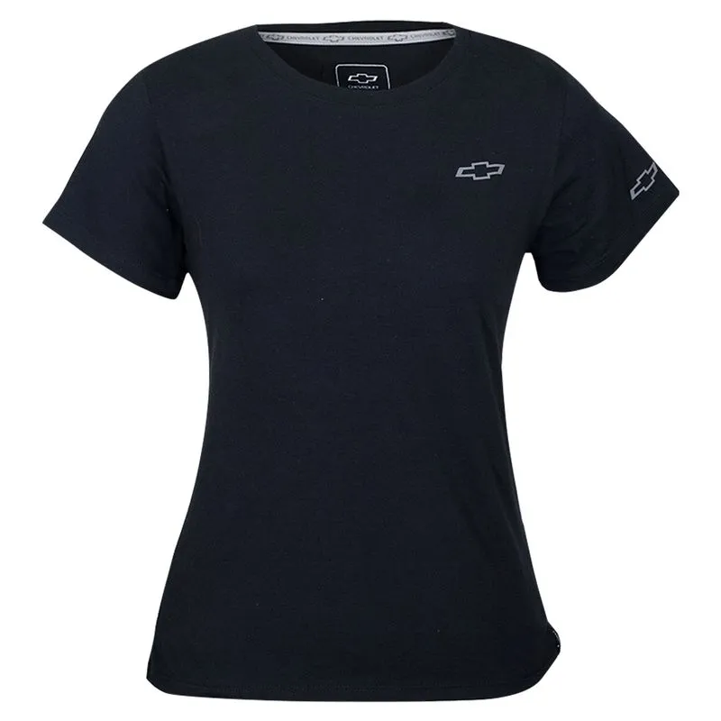 Camiseta Feminina Chevrolet Essentials PRETO GG