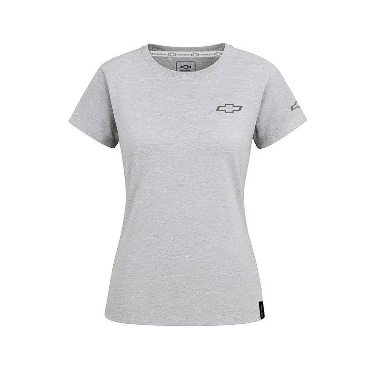 Camiseta Chevrolet Feminina Essentials CINZA MESCLA MÉDIO G