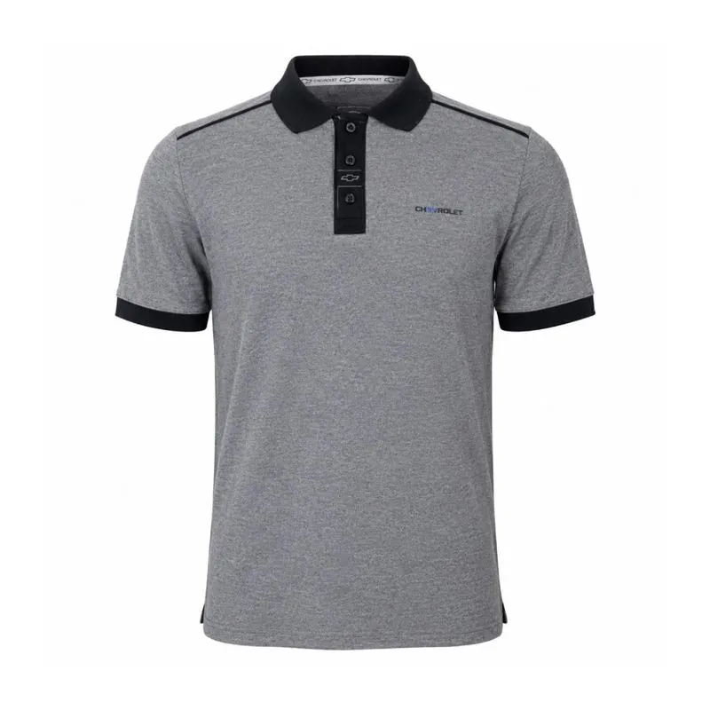 Camisa Polo Masculina Chevrolet Essentials CINZA MESCLA ESCURO XG