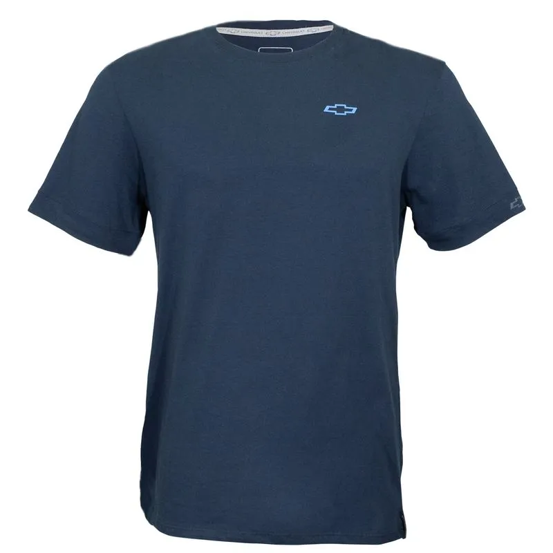 Camiseta Masculina Essentials Classic Logo Chevrolet AZUL ESCURO GG
