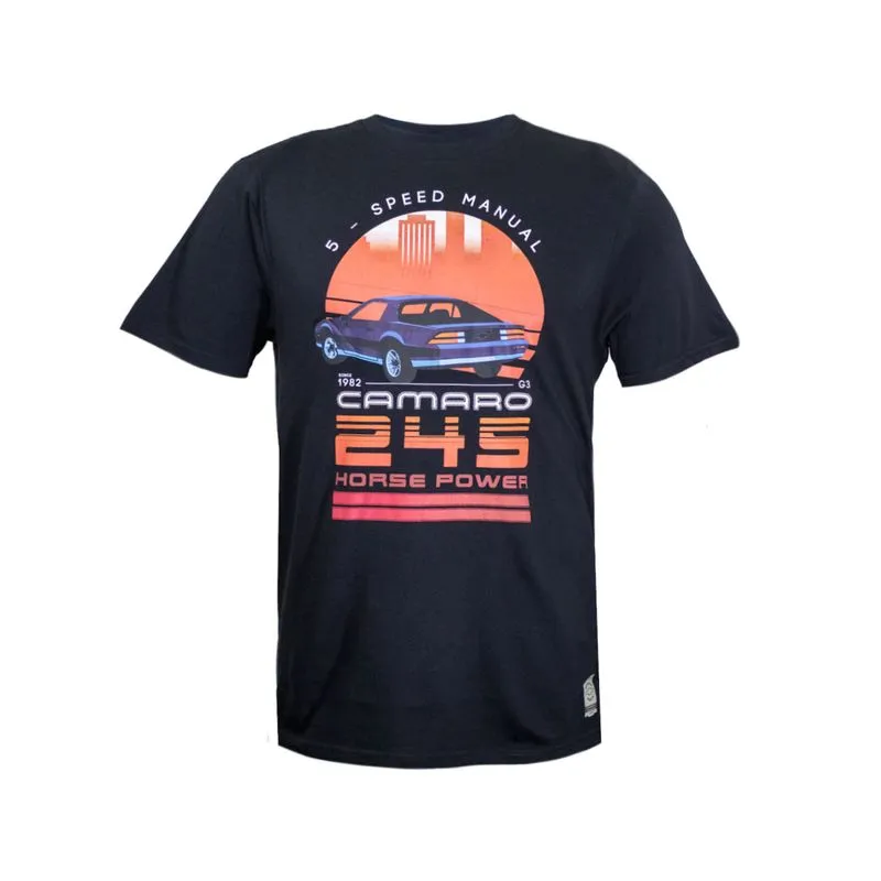 Camiseta Masculina Classic Camaro Vintage G3 Camiseta G3 Masculina Classic Camaro Vintage PRETO GG