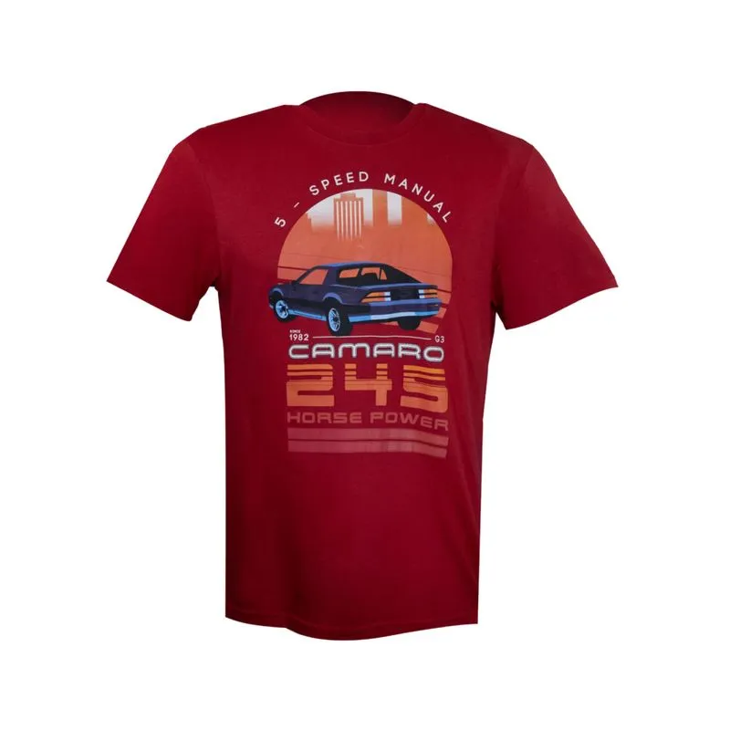 Camiseta Masculina Classic Camaro Vintage G3 CEREJA GG