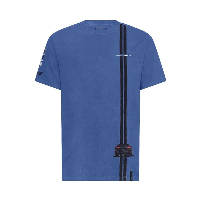 Camiseta Power Masculino Camaro Fashion AZUL G