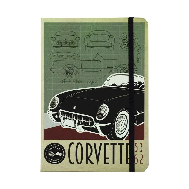 Caderno V8 Corvette Vintage BEGE