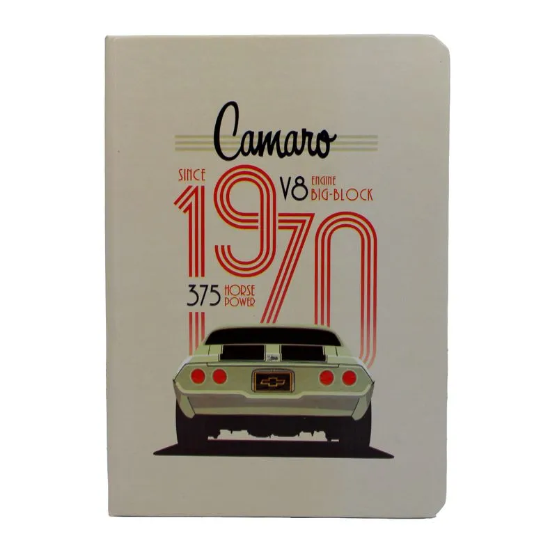 Caderno Camaro V8 Vintage AREIA