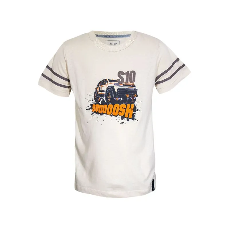 Camiseta Infantil Squooos S10 AREIA 8A