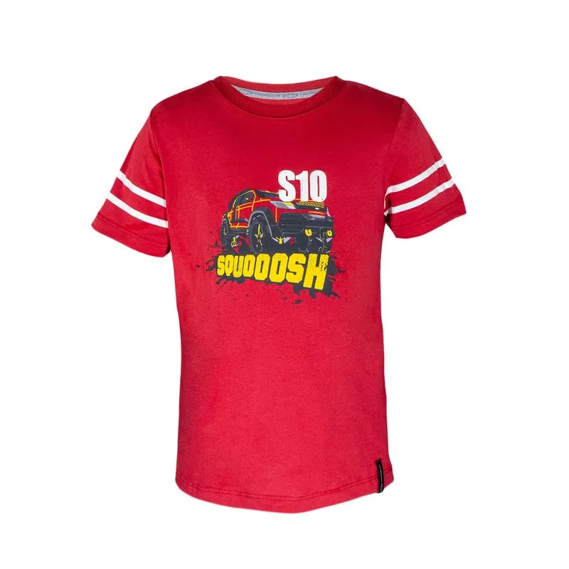 Camiseta Infantil Squooos S10 VERMELHO 8A