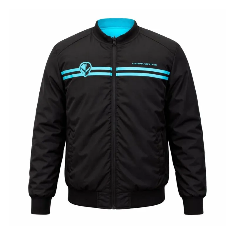 Jaqueta Dupla Face Jacquar Corvette PRETO XG
