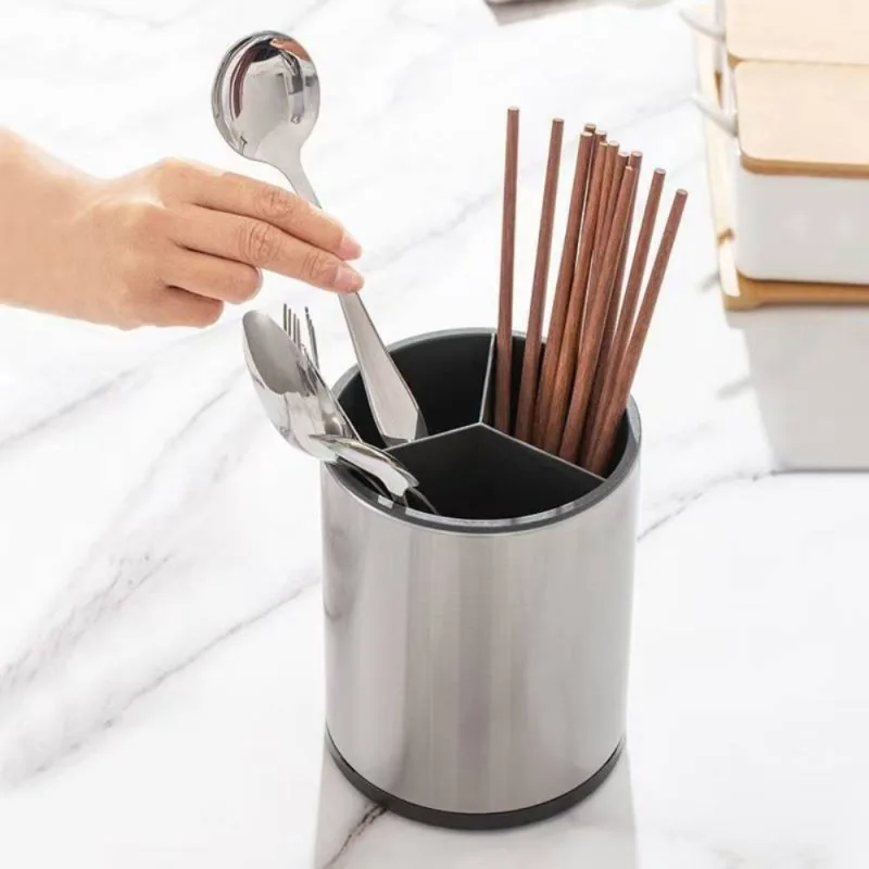 Porta Talher com Dreno - Inox