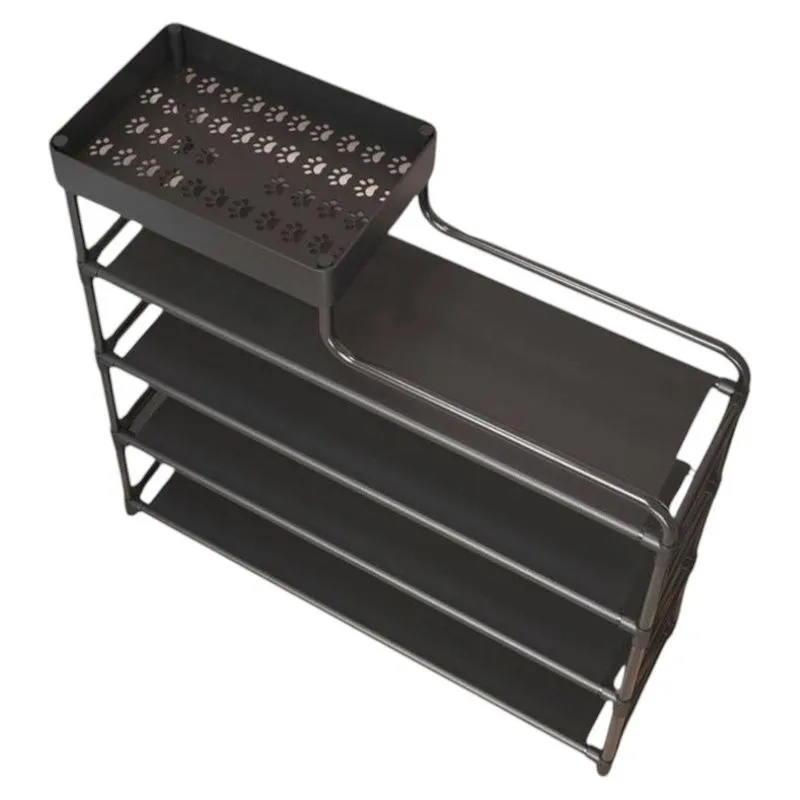 Estante Sapateira 5 Andares Top Rio Com Armação De Metal 82x60x20cm TRC0721 (MP)