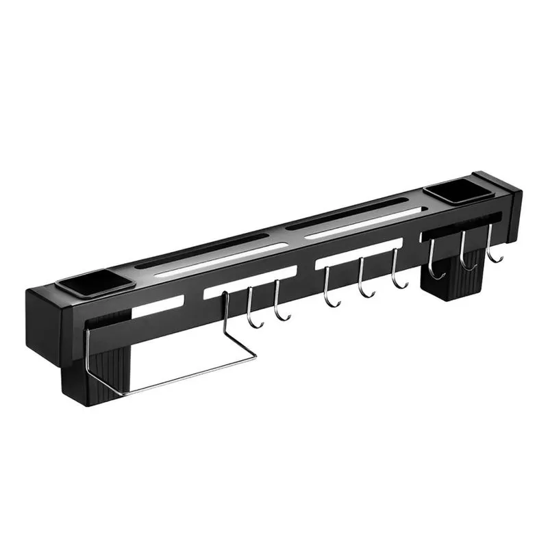 Suporte Organizador Utensílios Cozinha Gancho Parede Pano