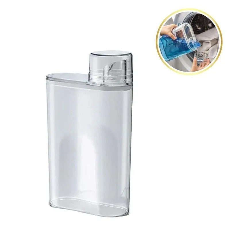 Pote Dispenser Com Copo Dosador E Tampa Hermética Com Trava Multiuso1200ml