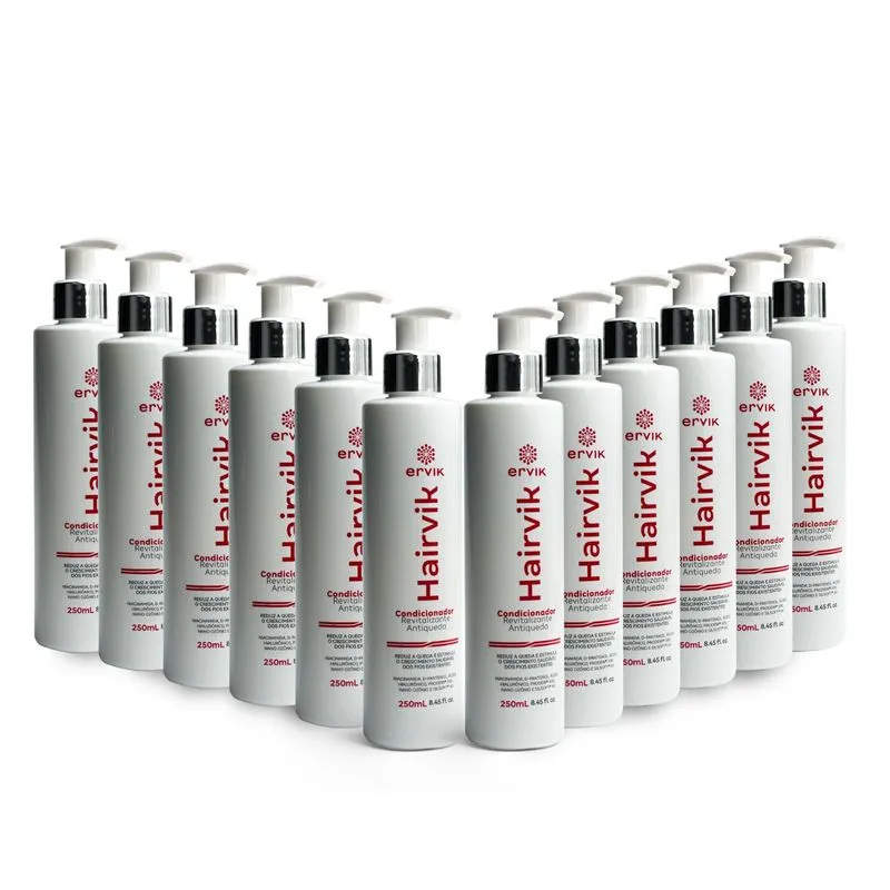 Kit Crescimento Capilar Condicionador Hairvik Sweet 12 meses de consistência Condicionador 12 meses de consistência