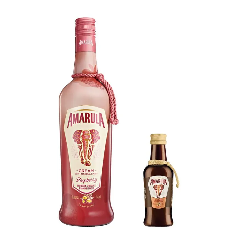 Amarula Compre 1 Licor Amarula Raspberry 750ml E Ganhe 1 Licor Amarula Cream 50ml