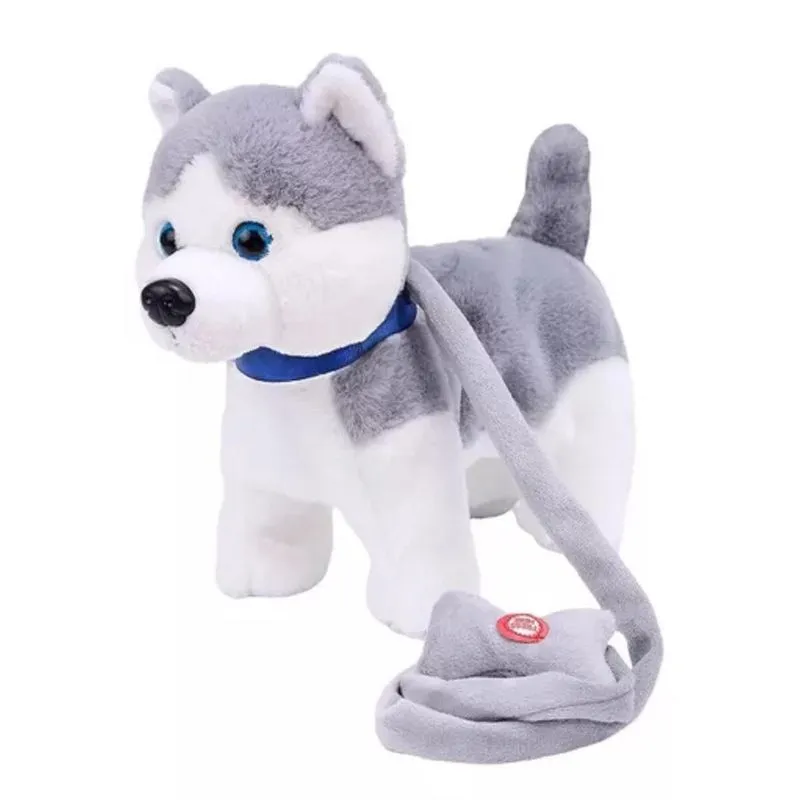 Pelucia Com Mecanismo Pet Rusky 25Cm