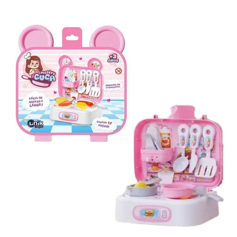 Cozinha Infantil Com Fogão Sem Bagunça Brinquedo Educativo