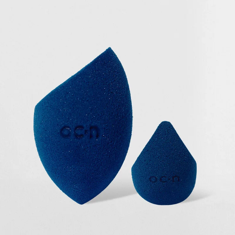 Kit Esponjas de Maquiagem - Flat Blend e Sister Blend Azul Océane (2 Produtos) - Océane