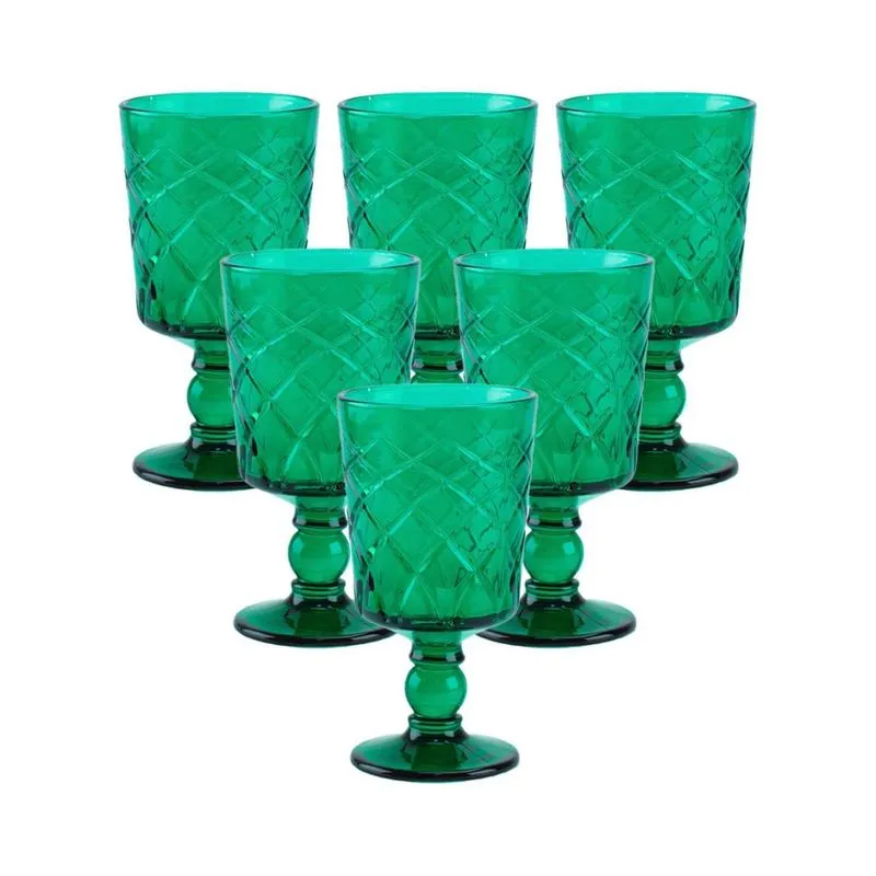 Conjunto De Taças Artemis Verde 260Ml 6 Peças