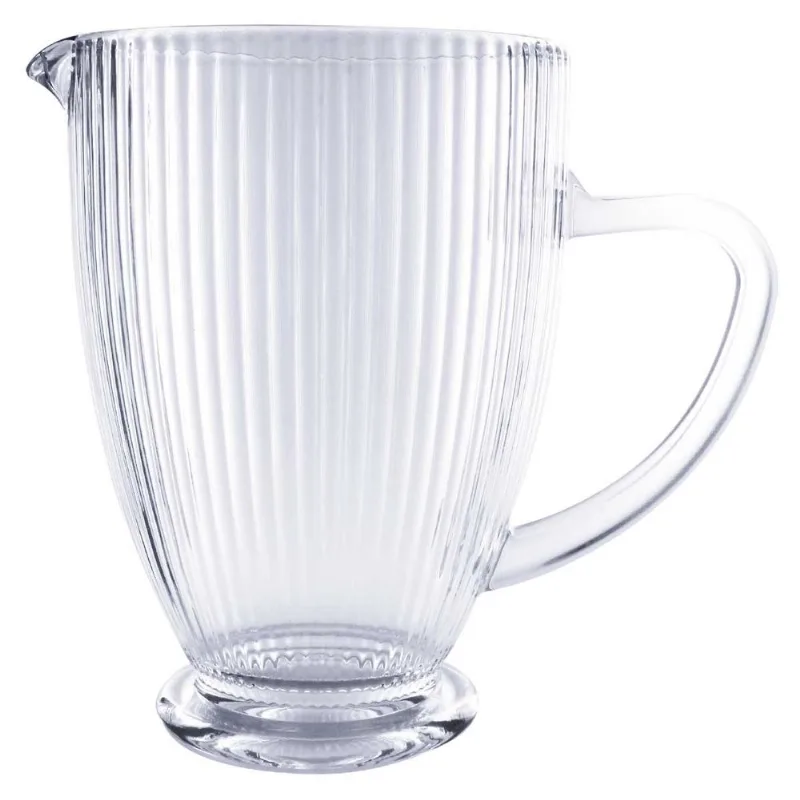 Jarra Prisma Clear Gold 1L em Vidro Wincy