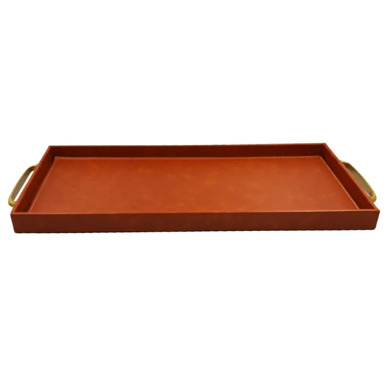 Bandeja Ashley Terracota 53x22x3cm em Plástico Mai Home