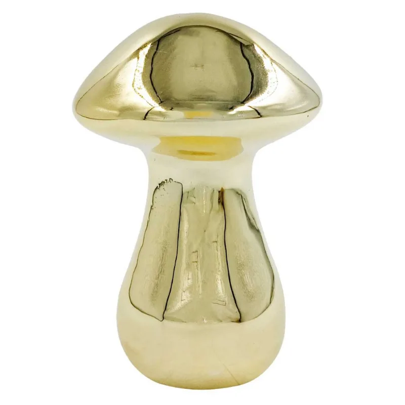 Cogumelo Decorativo 9cm em Cerâmica Mai Home