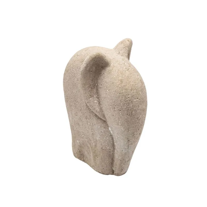Escultura Elly Areia 12x16x7cm Cimento - Mai Home