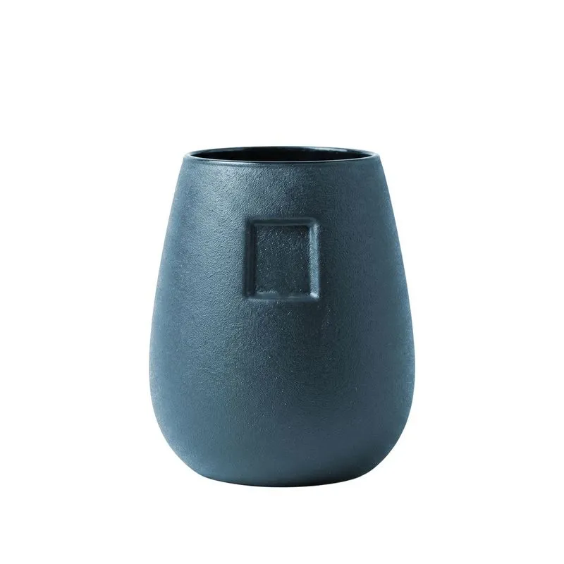 Vaso Isa Azul Petroloeo 9x10x9cm - Mai Home